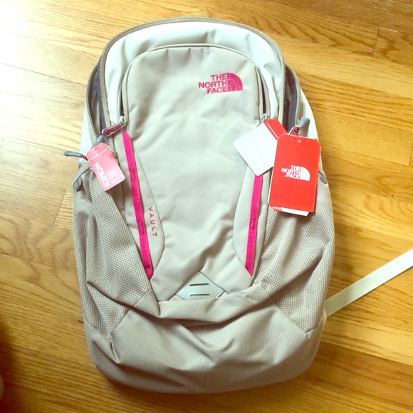 north face backpack beige